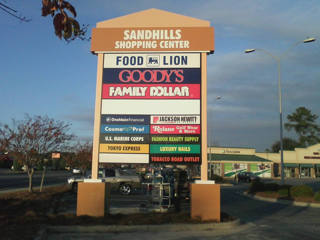 sandhills mall stores